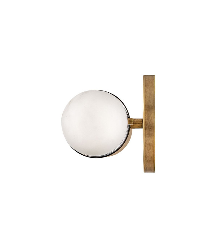 Ibiza Medium Integrated LED Wall Lamp Heritage Brass IP44-5