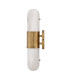Ibiza Medium Integrated LED Wall Lamp Heritage Brass IP44-6