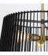 Linara Wire Frame Pendant Ceiling Light Black & Natural Brass-5