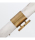Ibiza Medium Integrated LED Wall Lamp Heritage Brass IP44-9