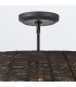 Luca 5 Light Wire Frame Pendant Ceiling Light Black-5