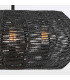 Luca Wire Frame Pendant Ceiling Light Black-6