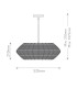 Luca Wire Frame Pendant Ceiling Light Black Camel-2