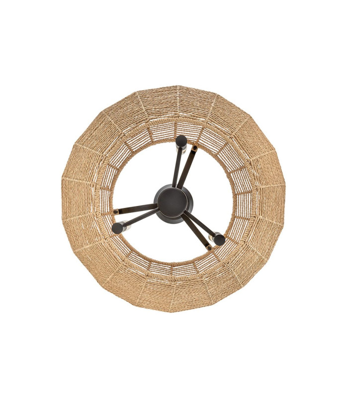 Luca Wire Frame Pendant Ceiling Light Black Camel-4