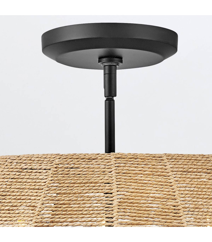 Luca Wire Frame Pendant Ceiling Light Black Camel-6