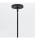 Maddox 61cm Wire Frame Pendant Ceiling Light Black IP44-8