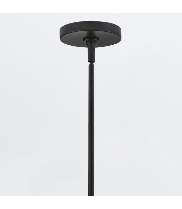 Maddox 61cm Wire Frame Pendant Ceiling Light Black IP44-8