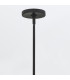 Maddox 61cm Wire Frame Pendant Ceiling Light Black Camel IP44-6