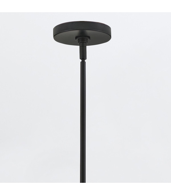 Maddox 61cm Wire Frame Pendant Ceiling Light Black Camel IP44-6