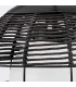 Maddox 36cm Wire Frame Pendant Ceiling Light Black IP44-4