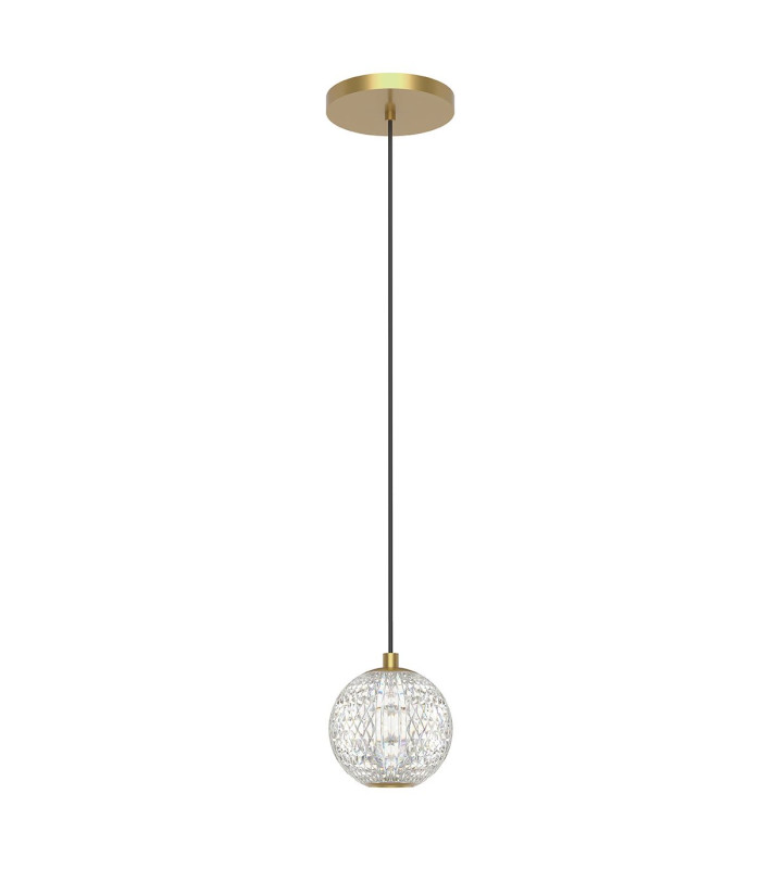 Marni Slim Pendant Ceiling Light Natural Brass-1