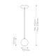 Marni Slim Pendant Ceiling Light Natural Brass-3
