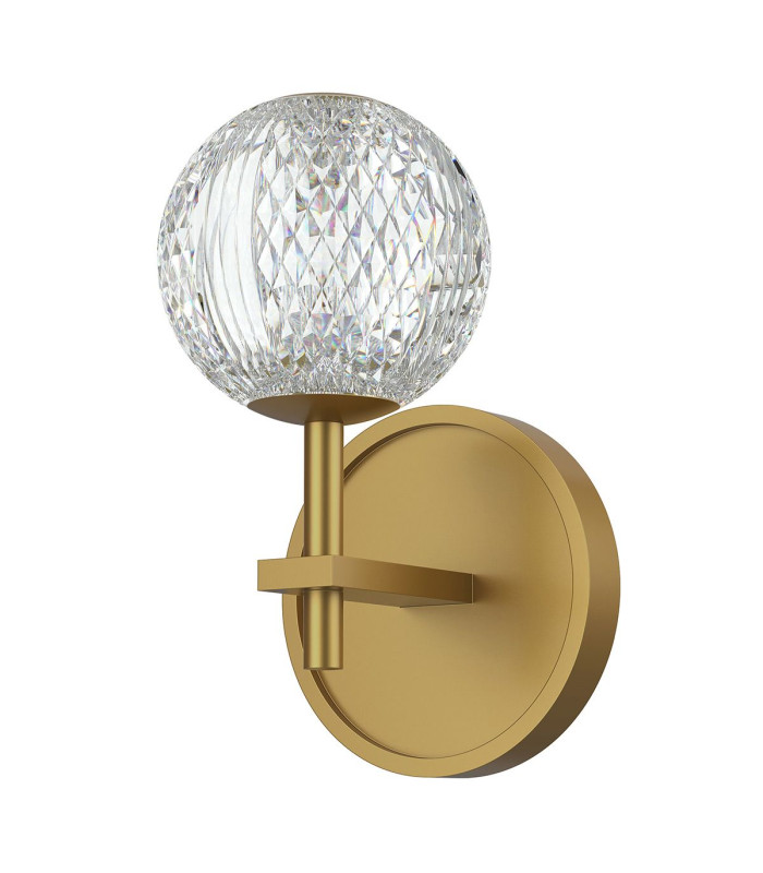 Marni Globe Wall Lights Natural Brass-1