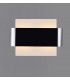 Flush Wall Light, 2 Light G9, White Base with Polished Chrome Centre Band - 2