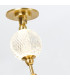 Marni 8 Lamp Integrated LED Pendant Ceiling Light Natural Brass-7