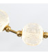 Marni 8 Lamp Integrated LED Pendant Ceiling Light Natural Brass-9