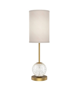 Marni Table Lamp with Round Shade Natural Brass-1