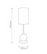 Marni Table Lamp with Round Shade Natural Brass-2