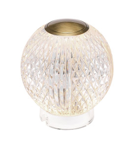 Marni Globe Table Lamp Natural Brass-1