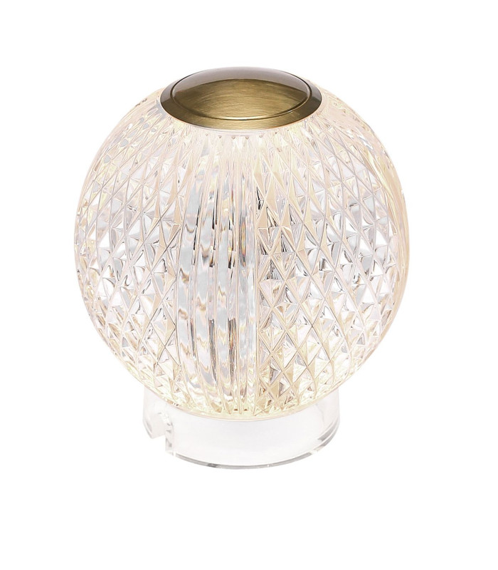 Marni Globe Table Lamp Natural Brass-1