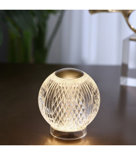 Marni Globe Table Lamp Natural Brass-2
