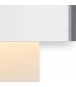Flush Wall Light, 2 Light G9, White Base with Polished Chrome Centre Band - 5