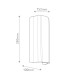 Martine Up & Down Wall Lamp Antique White-2