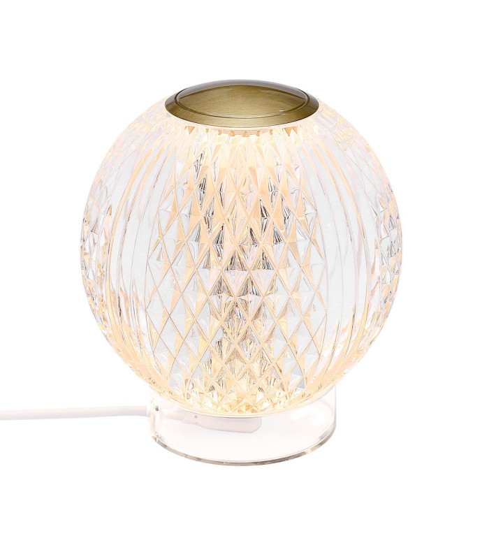 Marni Globe Table Lamp Natural Brass-5