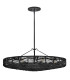 Ophelia 6 Light Cylindrical Pendant Ceiling Light Black-1