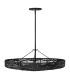 Ophelia 6 Light Cylindrical Pendant Ceiling Light Black-4