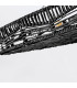 Ophelia 6 Light Cylindrical Pendant Ceiling Light Black-8