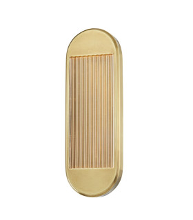 Palais Integrated LED Wall Lamp Vintage Brass-1