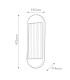 Palais Integrated LED Wall Lamp Vintage Brass-3