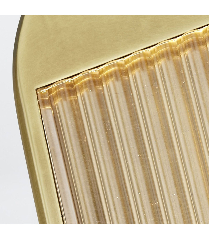 Palais Integrated LED Wall Lamp Vintage Brass-4