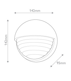 Palais Round Integrated LED Wall Lamp Polished Nickel-2