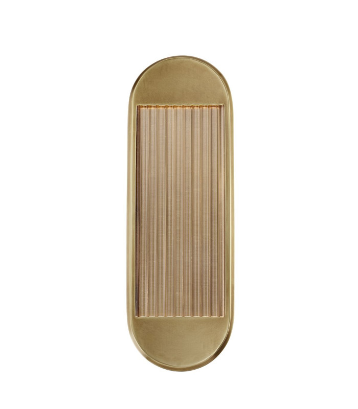 Palais Integrated LED Wall Lamp Vintage Brass-8