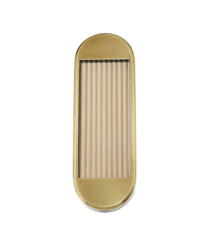 Palais Integrated LED Wall Lamp Vintage Brass-9