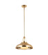 Palmetto Dome Pendant Ceiling Light Polished Brass-1