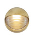 Palais Round Integrated LED Wall Lamp Vintage Brass-3