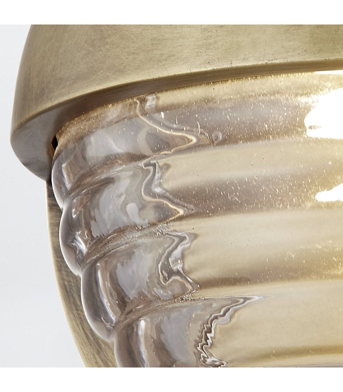 Palais Round Integrated LED Wall Lamp Vintage Brass-6