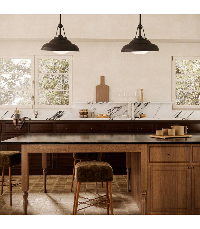Palmetto Dome Pendant Ceiling Light Urban Bronze-2
