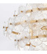 Rene 16 Light Pendant Ceiling Light Distressed Brass-6