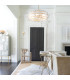 Rene 6 Light Pendant Ceiling Light Distressed Brass-4