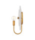 Rene Wall Lamp Distressed Brass-4