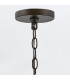 Riverwood 4 Light Cylindrical Pendant Ceiling Light Warm Bronze with Warm Ash accents IP44-5