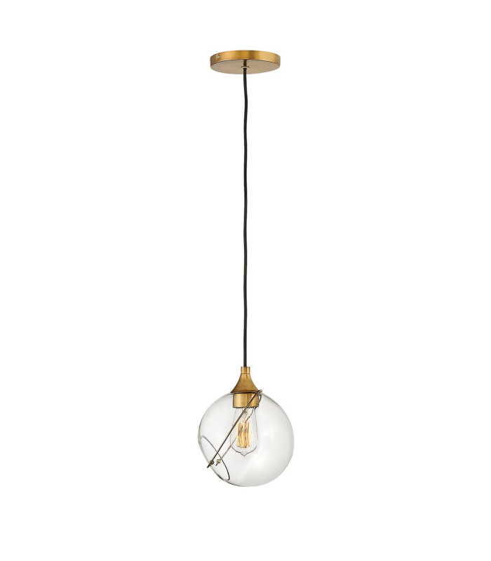 Skye Globe Pendant Ceiling Light Heritage Brass-1