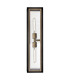 Shaw Large Outdoor Wall Lantern Black with Burnished Bronze accents IP44-6