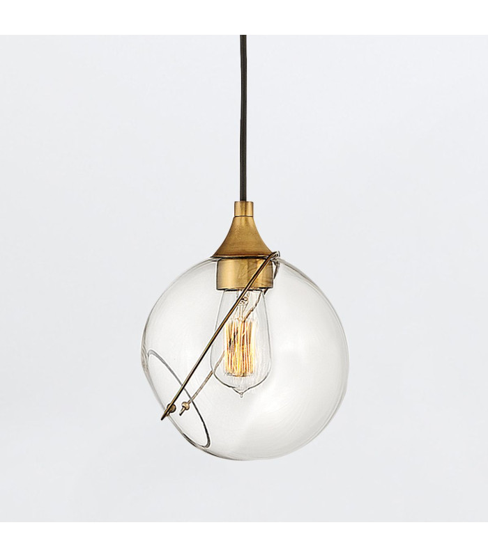 Skye Globe Pendant Ceiling Light Heritage Brass-4