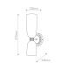 Tallulah Bathroom Wall Lamp Black Oxide IP44-2
