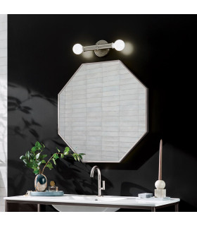 Torche Bathroom Wall Lamp Brushed Nickel IP44-2